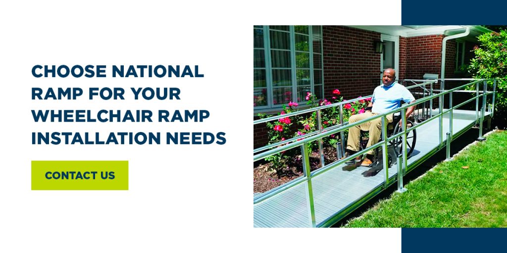 Choose National Ramp for Your Wheelchair Ramp Installation Needs
