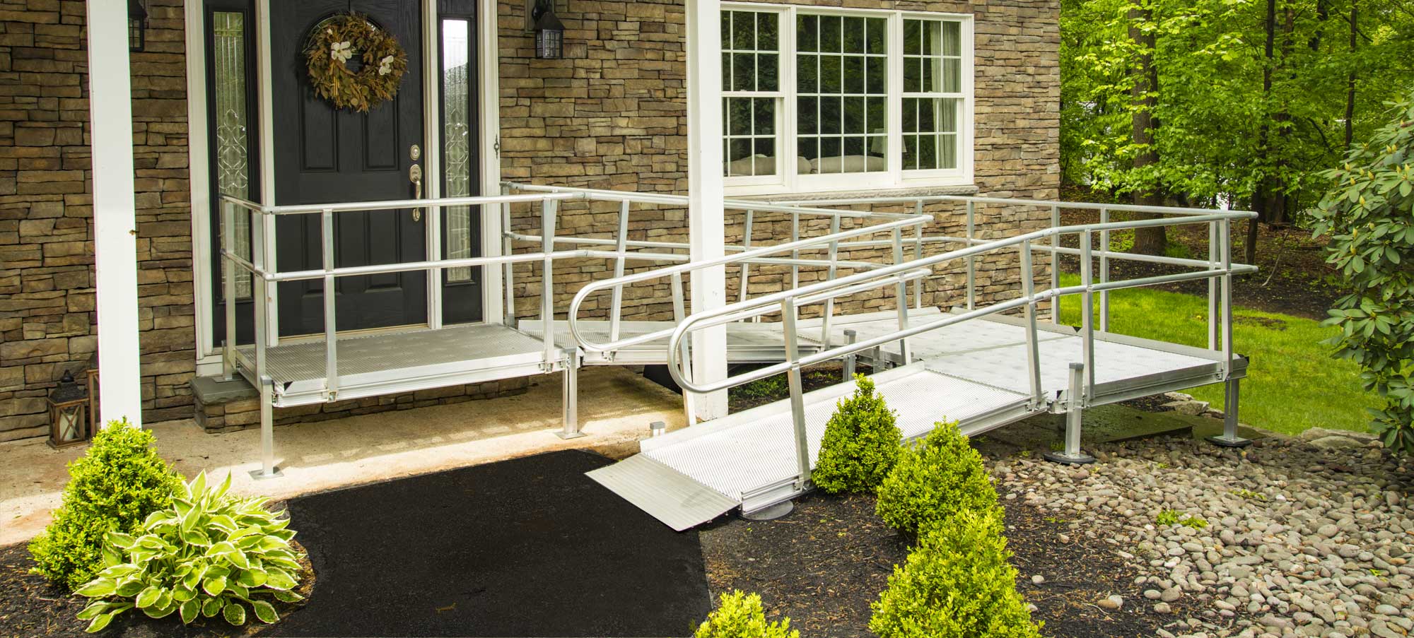 House Access Ramp with Warranty - Front View