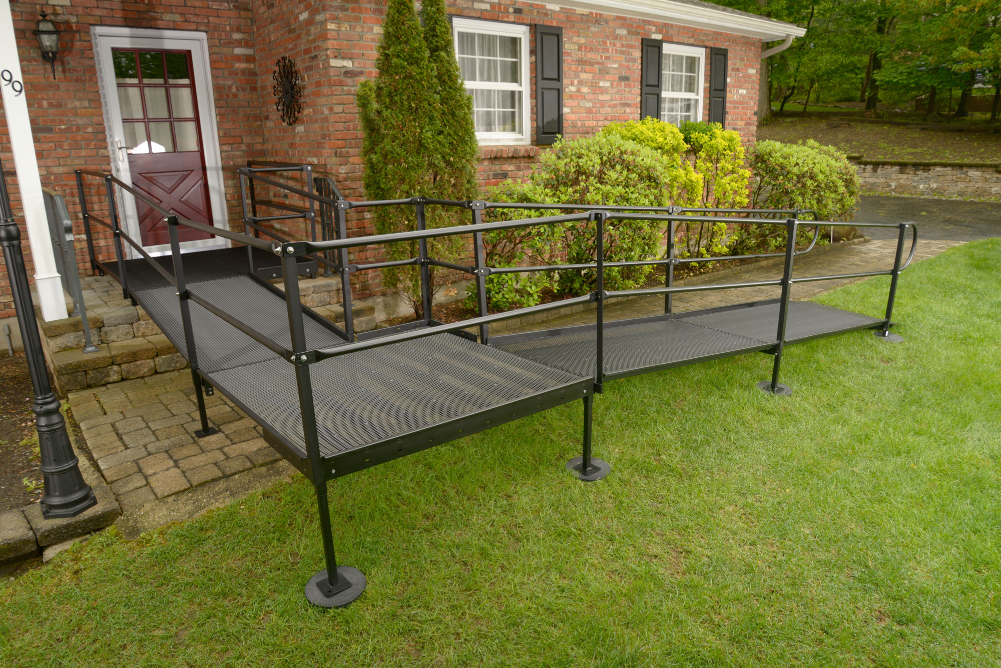 Insurance Covered Steel Mesh Access Ramp for Home