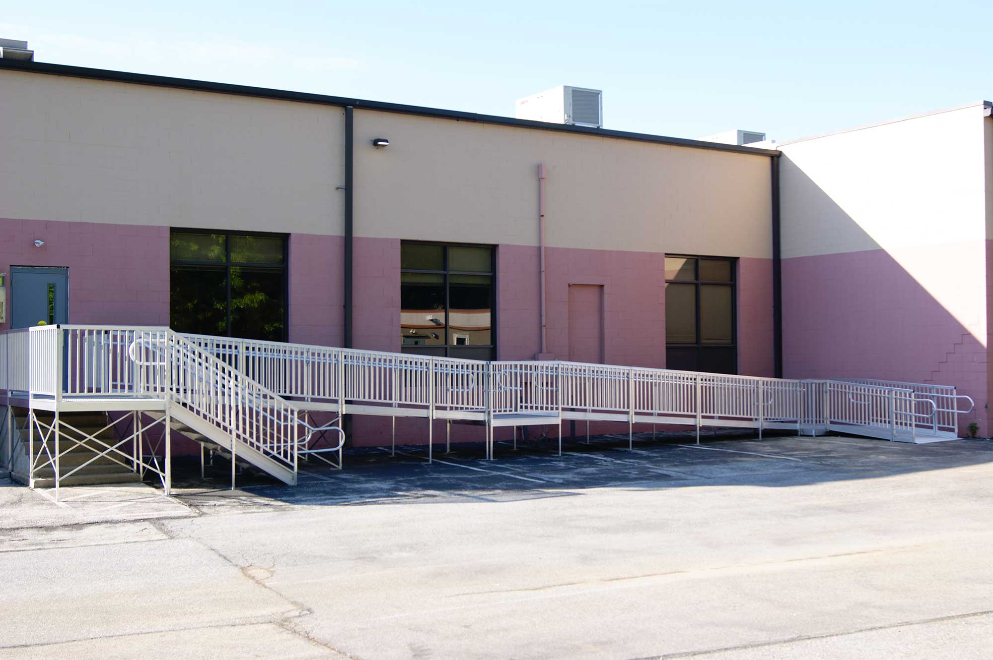 Latitude Picture of a Fully Accessible Building with a Large Wheelchair Ramp