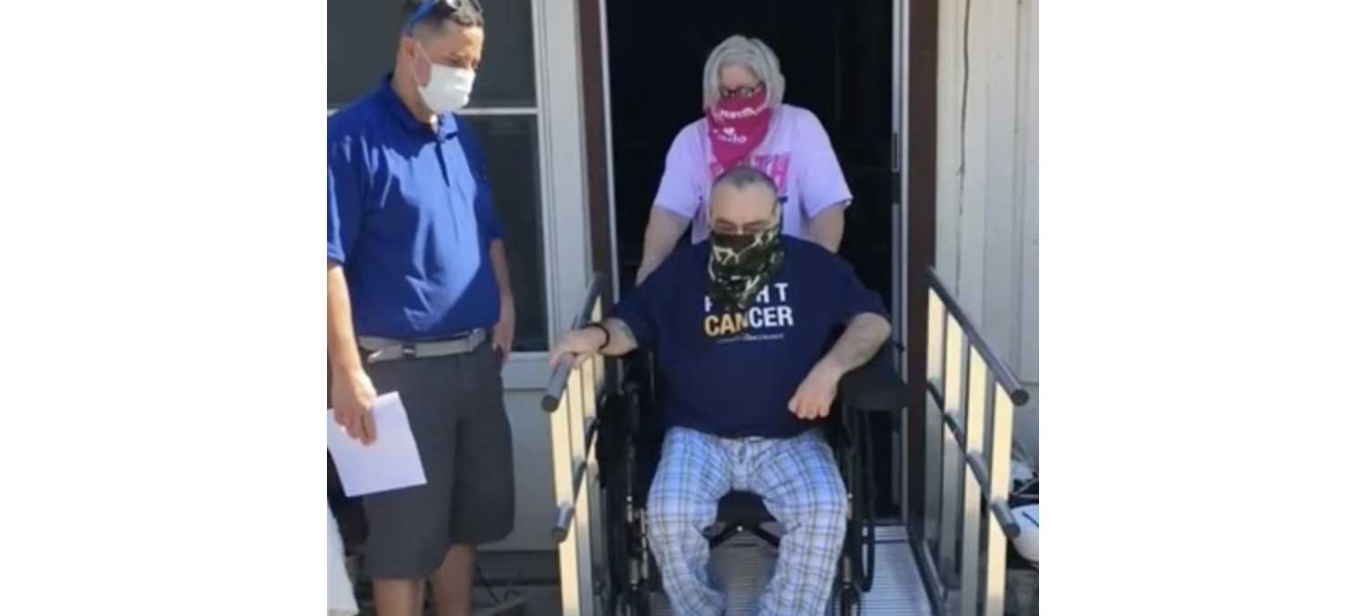 Wheelchair Ramp Donation by National Ramp for Cancer Survivor in Austin