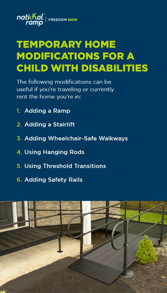 Temporary Home Modifications for a Child With Disabilities
